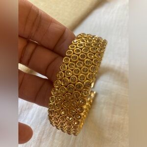 Jeweled High End Designed Bracelet with Crystals‎